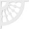 Ekena Millwork Classic Wagon Wheel Architectural Grade PVC Bracket, 5/8"W X 12"D X 12"H BKTP01X12X12CW - alternate 4